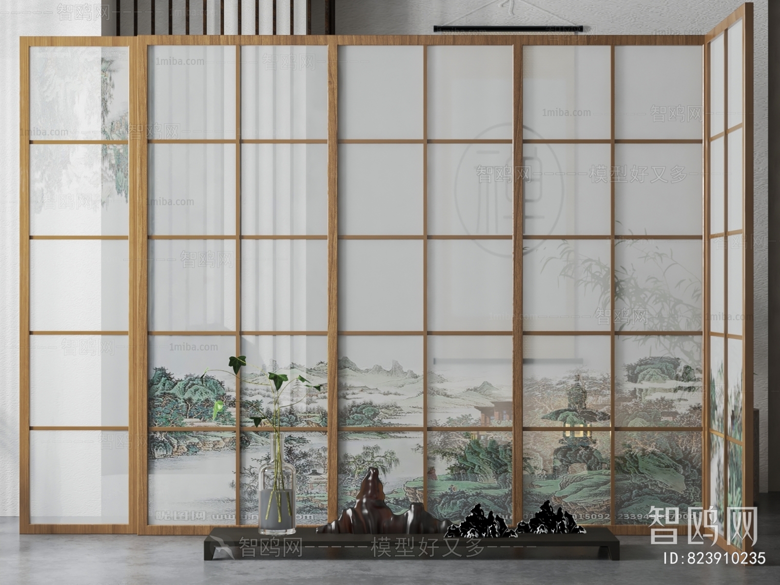 New Chinese Style Japanese Style Partition