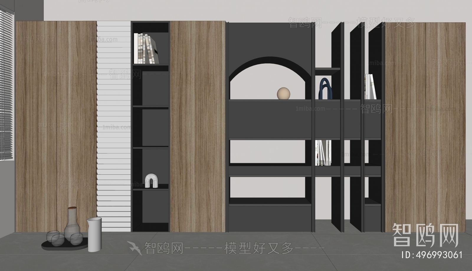 New Chinese Style Bookcase