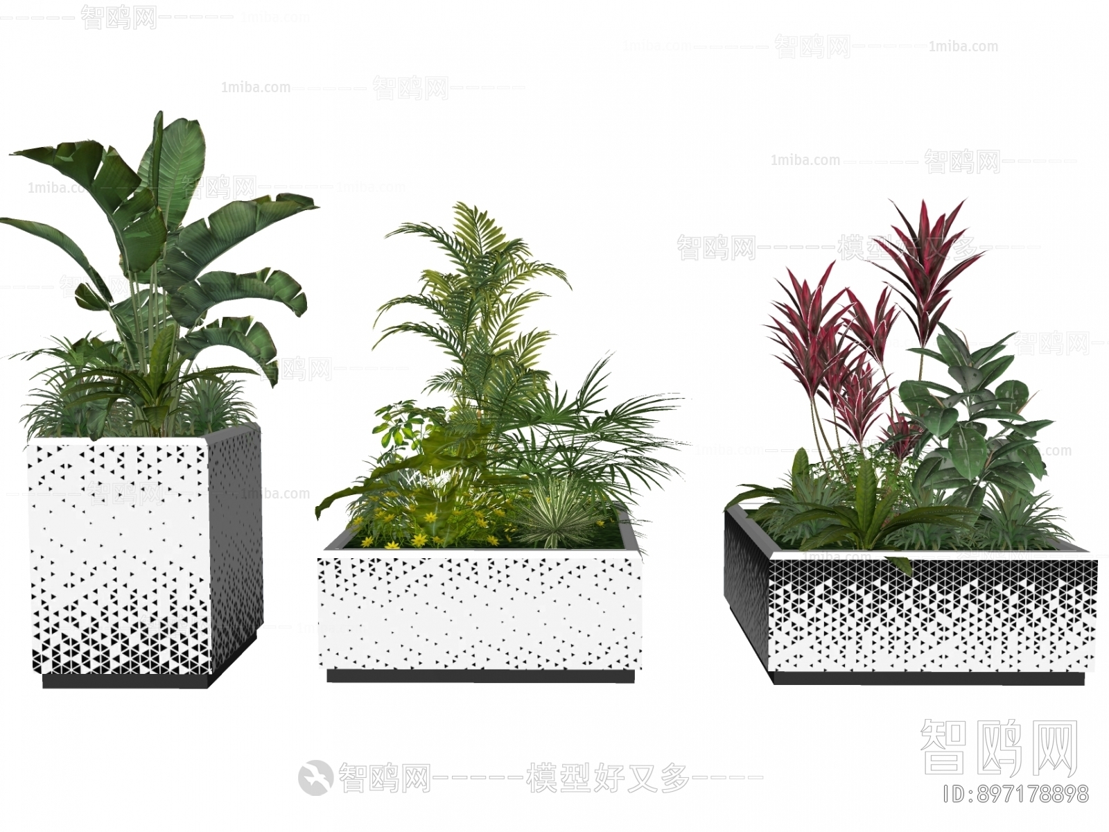 Modern Flower Bed, Flower Bowl, Flower Box