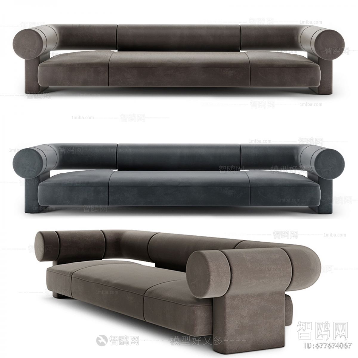 Modern Multi Person Sofa