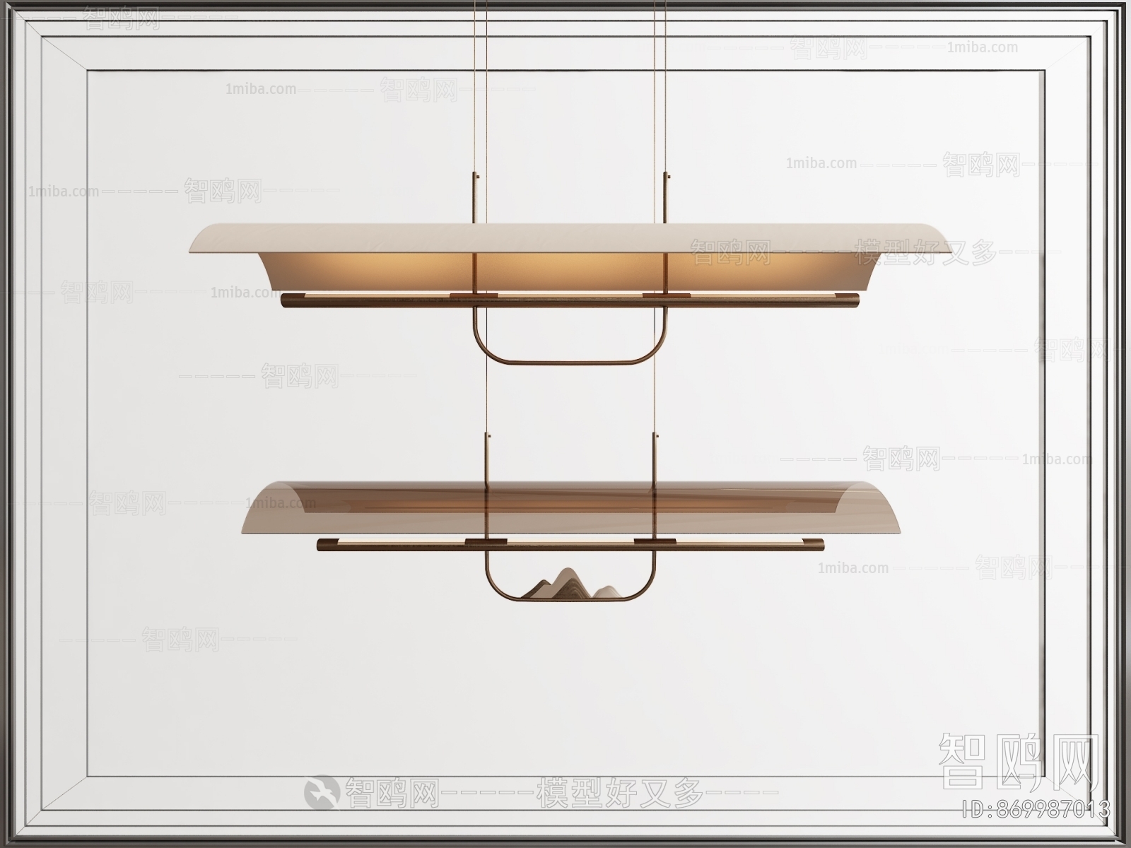 Modern Long Chandelier