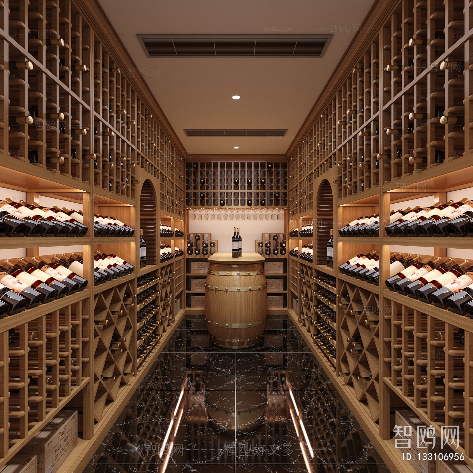 Modern Wine Cellar/Wine Tasting Room