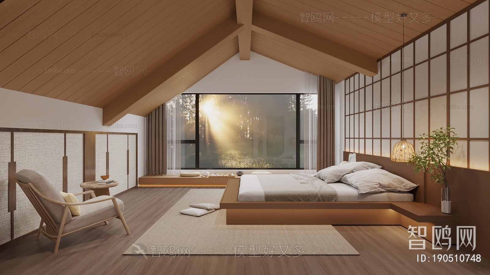 日式阁楼卧室