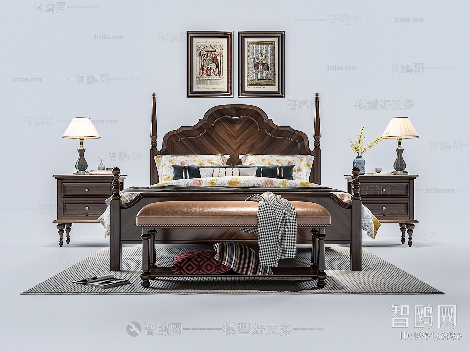 American Style Double Bed