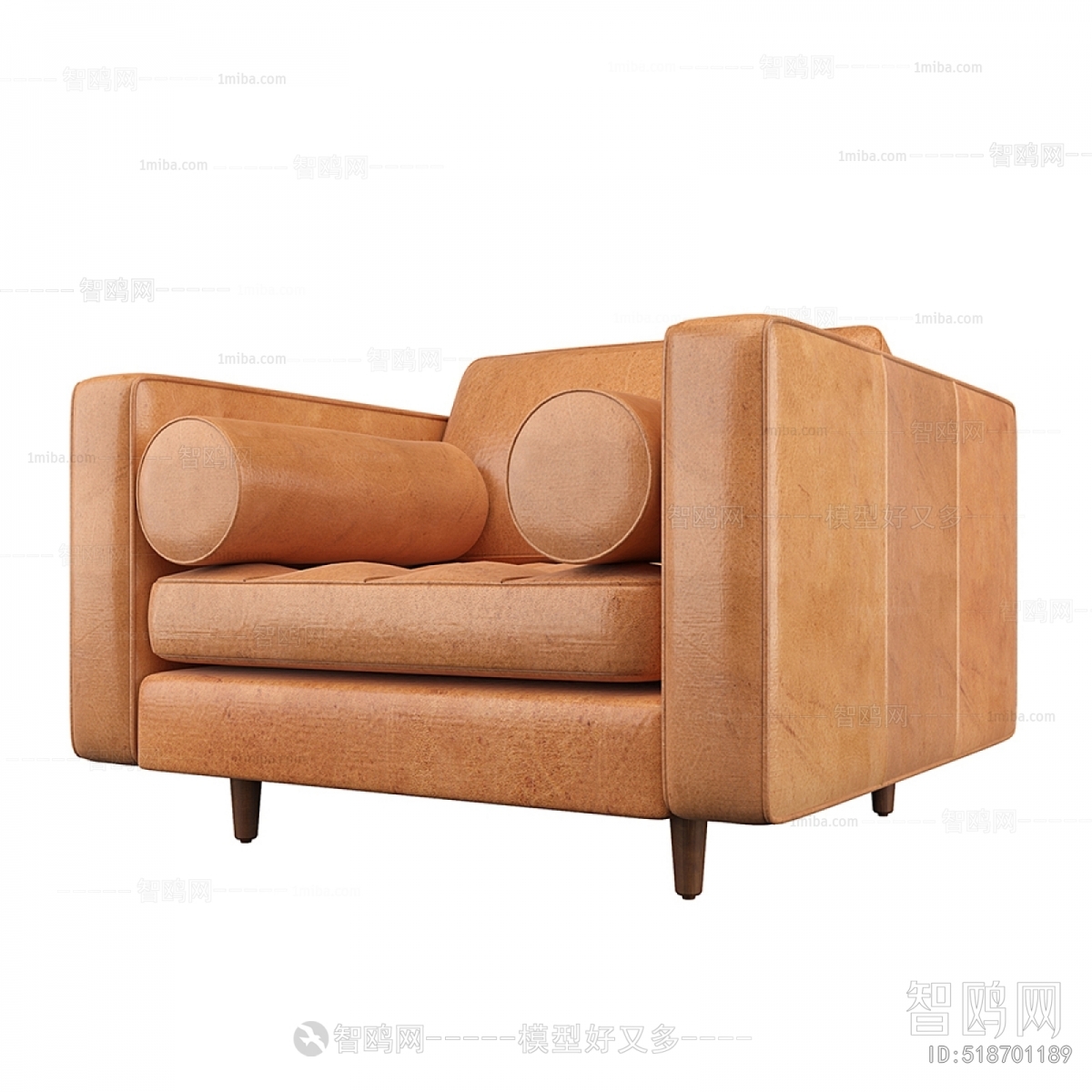 Sven Charme 现代棕褐色扶手椅