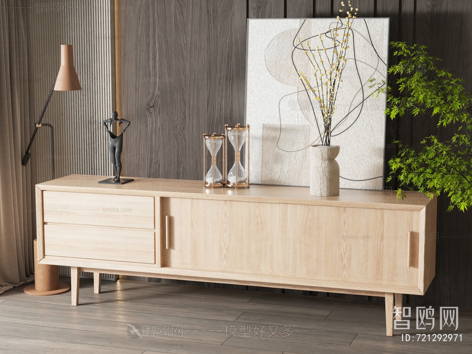 Nordic Style TV Cabinet