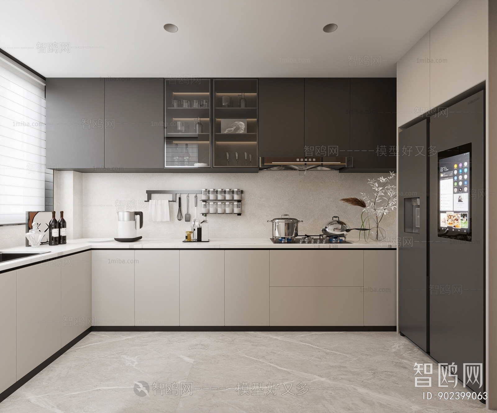 Modern The Kitchen Sketchup Model Download Model ID 902399063 1miba   Ac5c3425a989fc0cbfcf7f6868fa1986 