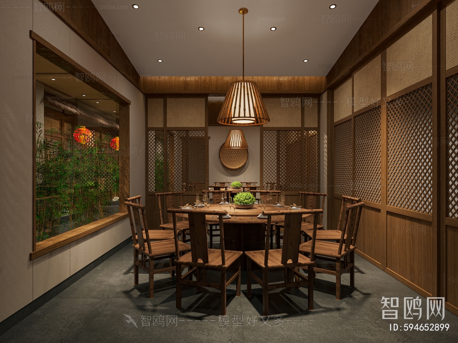 New Chinese Style Restaurant Box