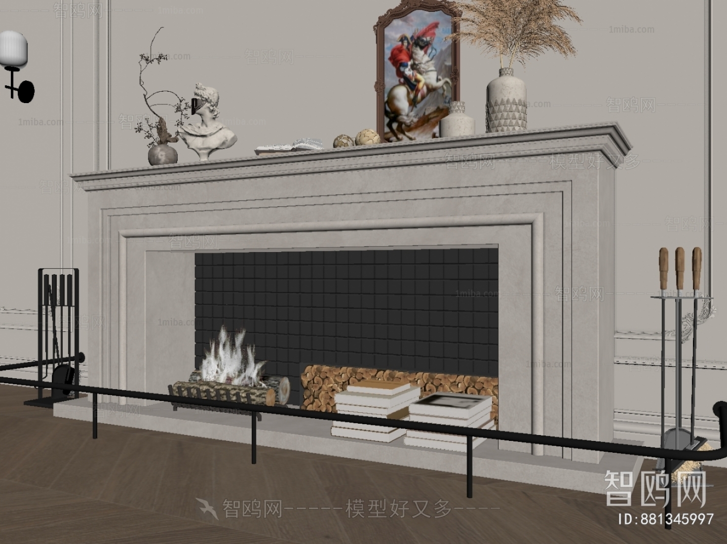 French Style Fireplace