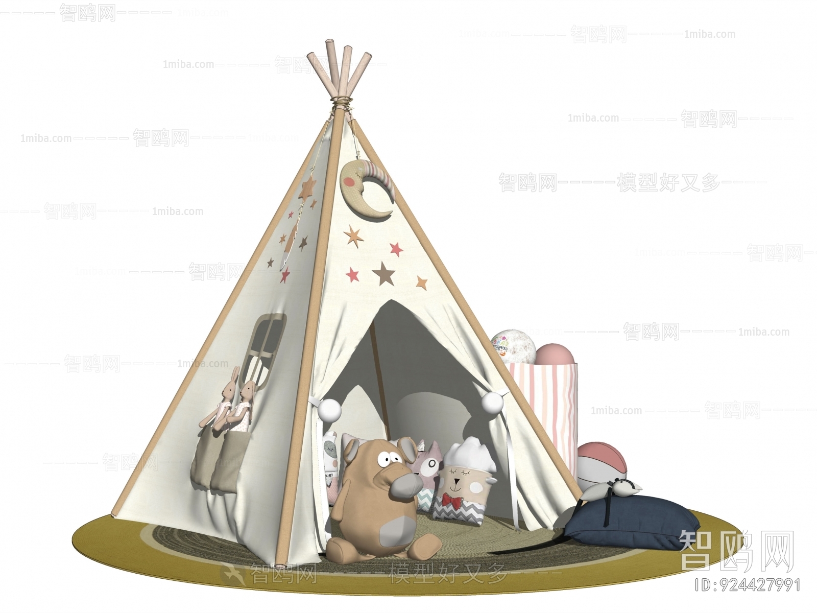 现代儿童帐篷