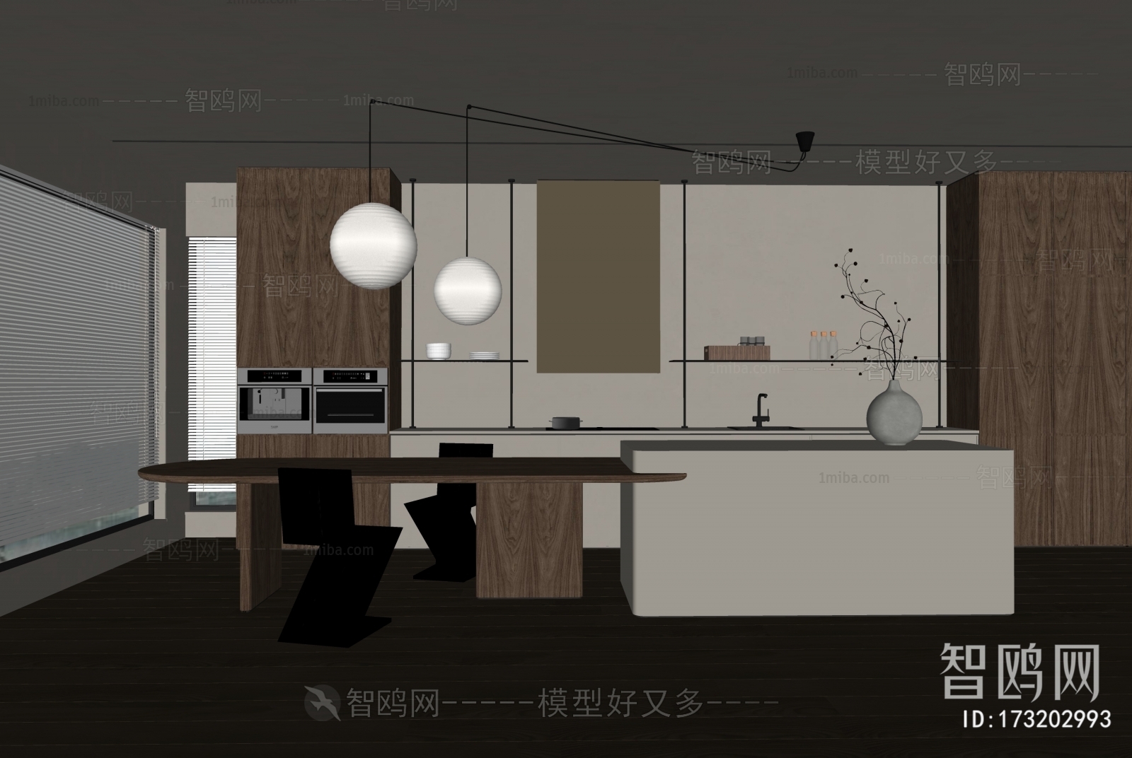 Modern The Kitchen Sketchup Model Download Model ID 173202993 1miba   7fdf0a78ff926f0b3880a8261b7d02d8 