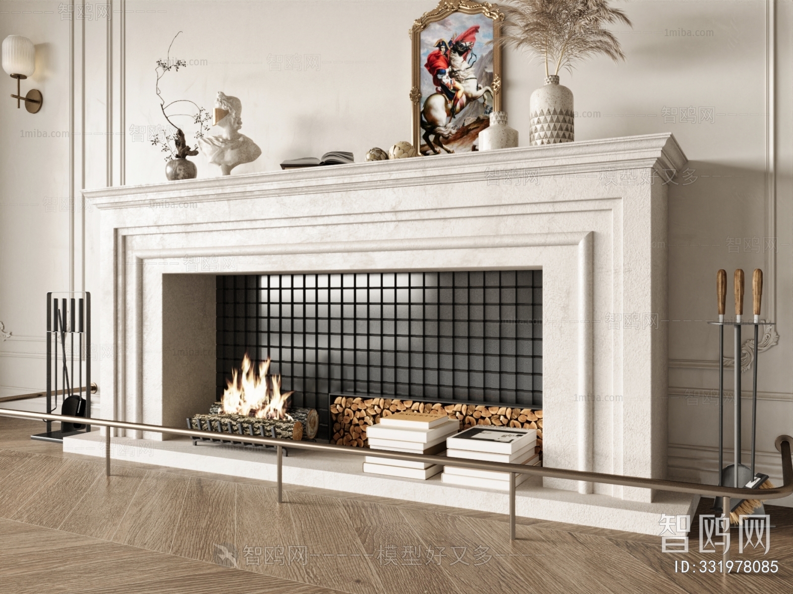 French Style Fireplace