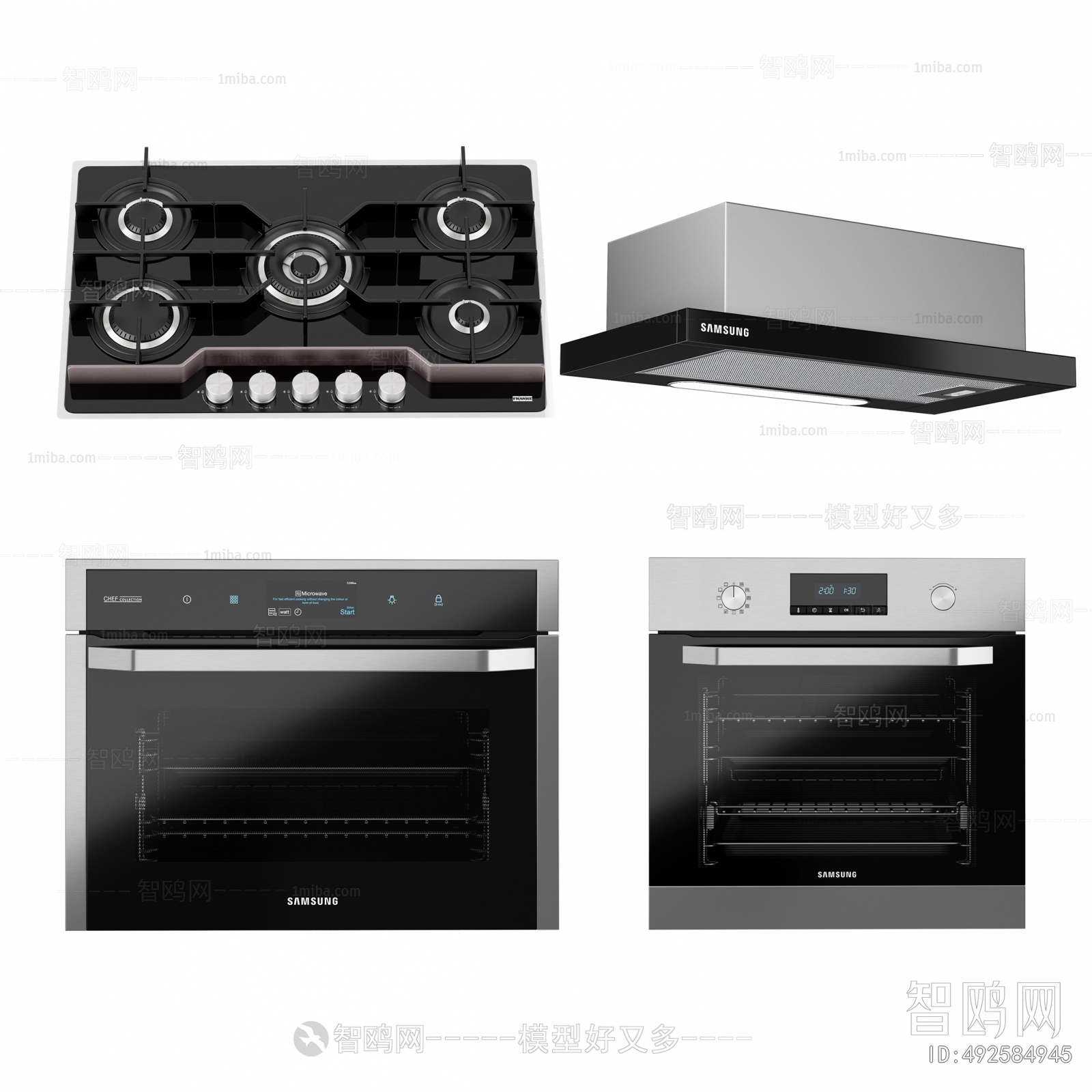 Modern Kitchen Electric Gas Range