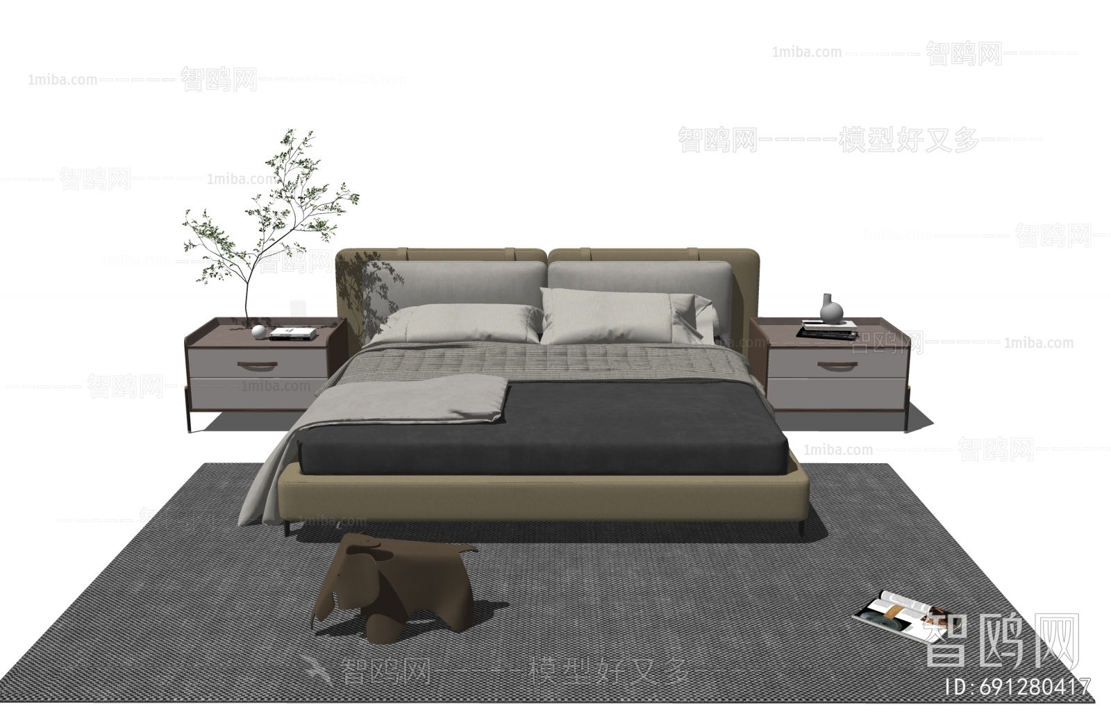 Modern Double Bed