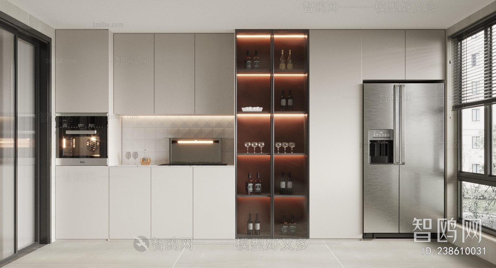 Modern Kitchen Cabinet Sketchup Model Download Model ID 238610031 1miba   E9bebb48dcc7da6fa3842ddbc0f26747 