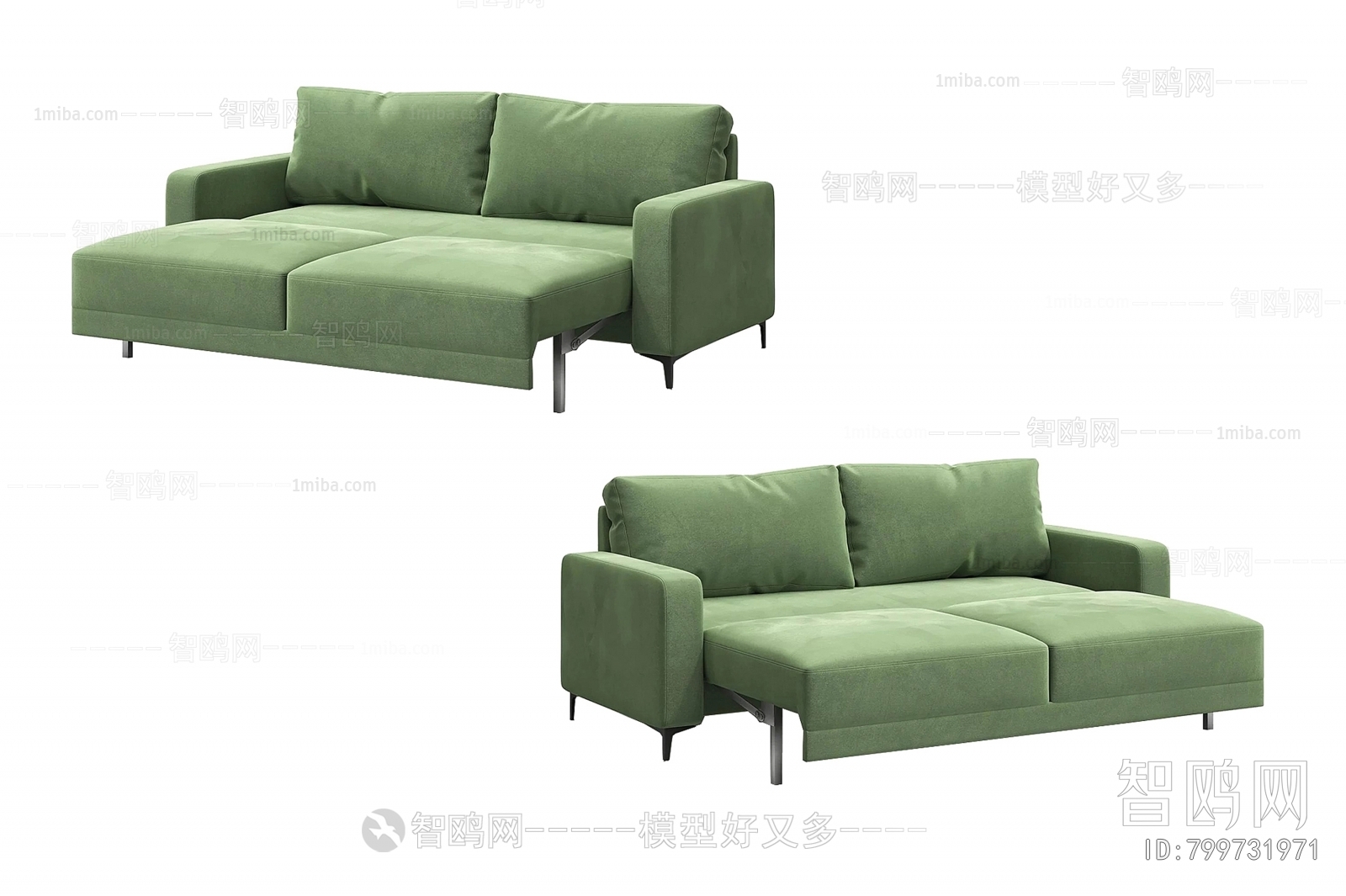 Nordic Style A Sofa For Two