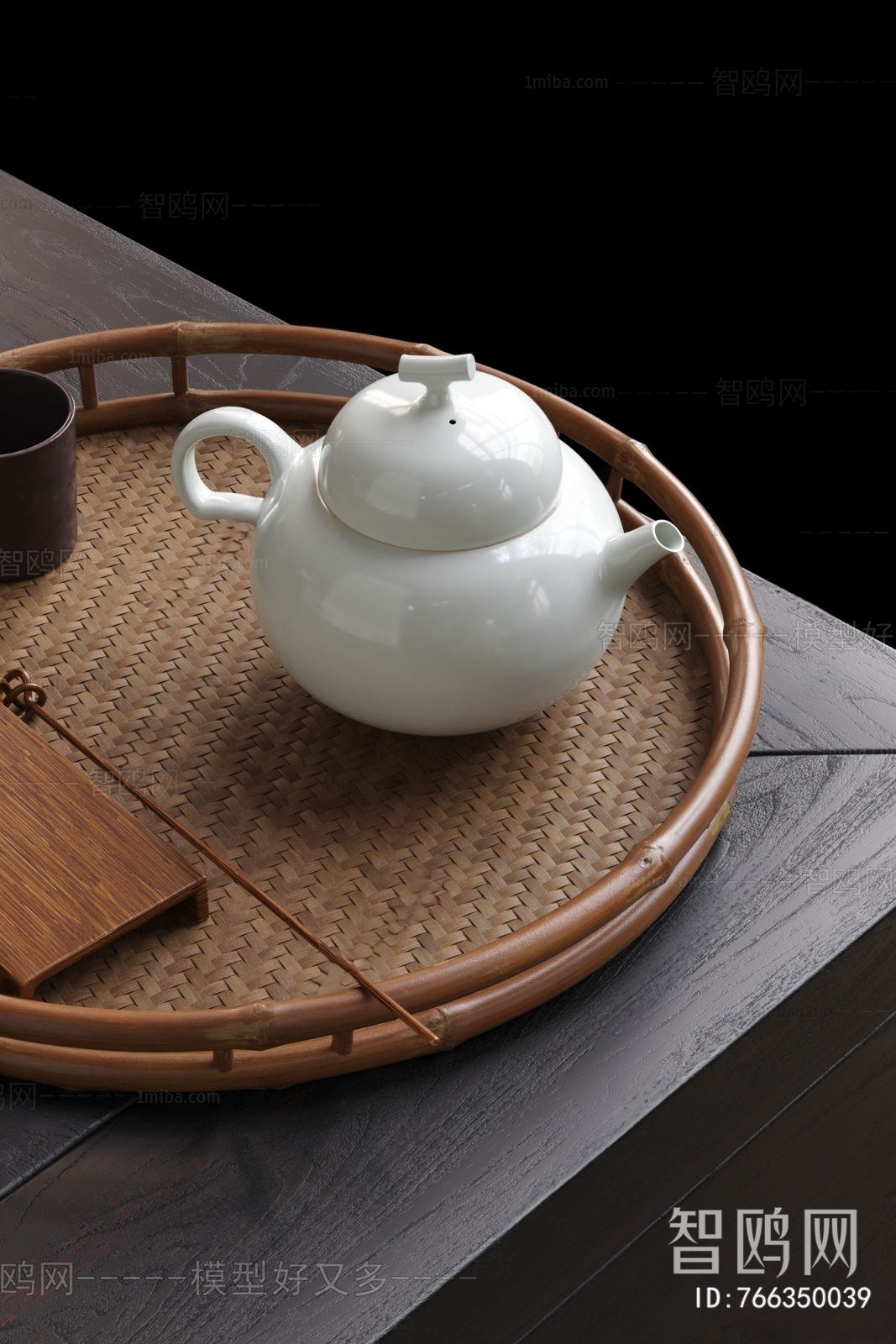 新中式茶壶 竹编茶具