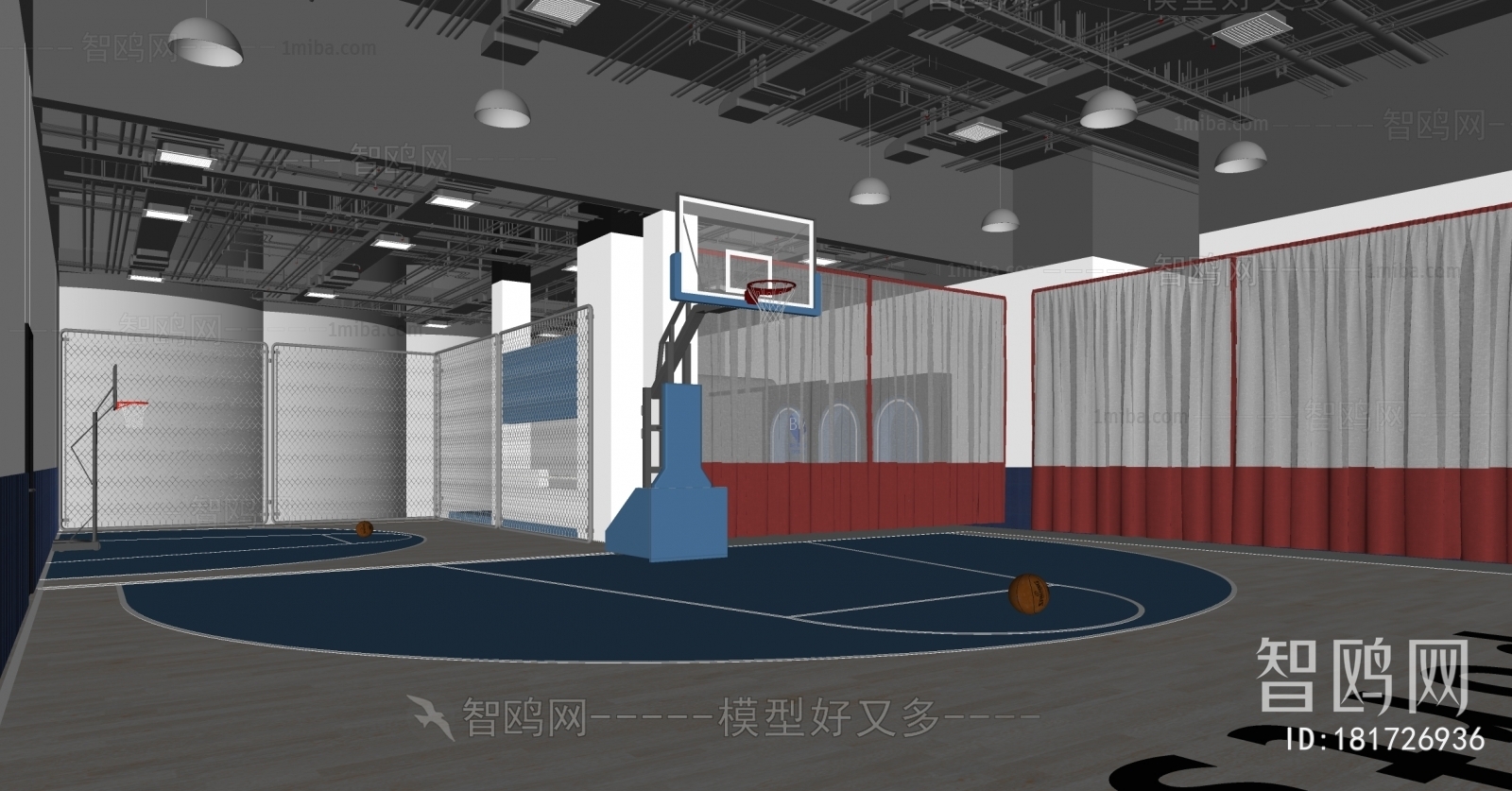 Modern Basketball Arena