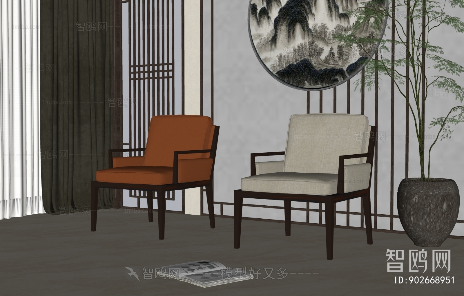 New Chinese Style Dining Chair