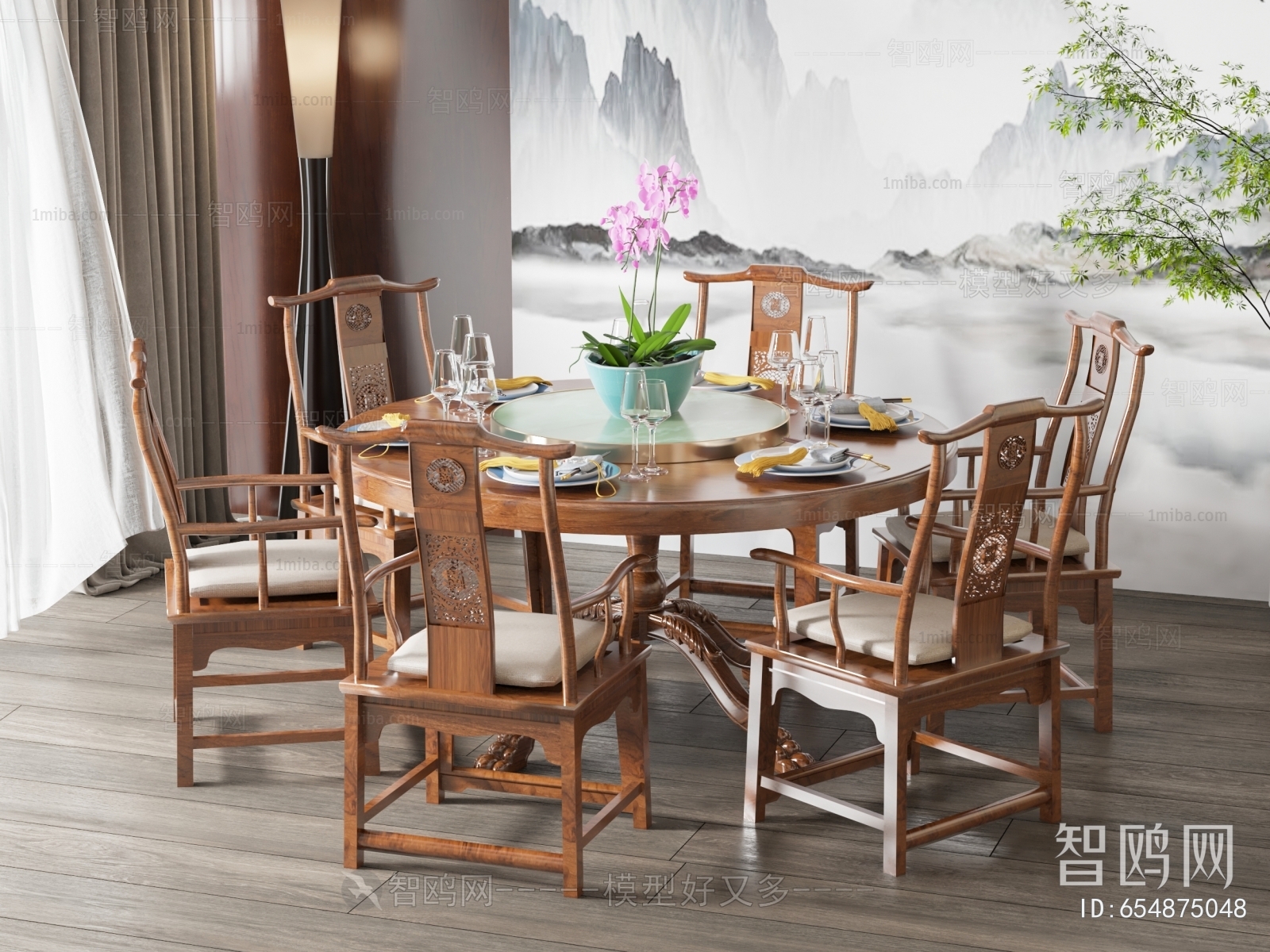 American Style Dining Table And Chairs