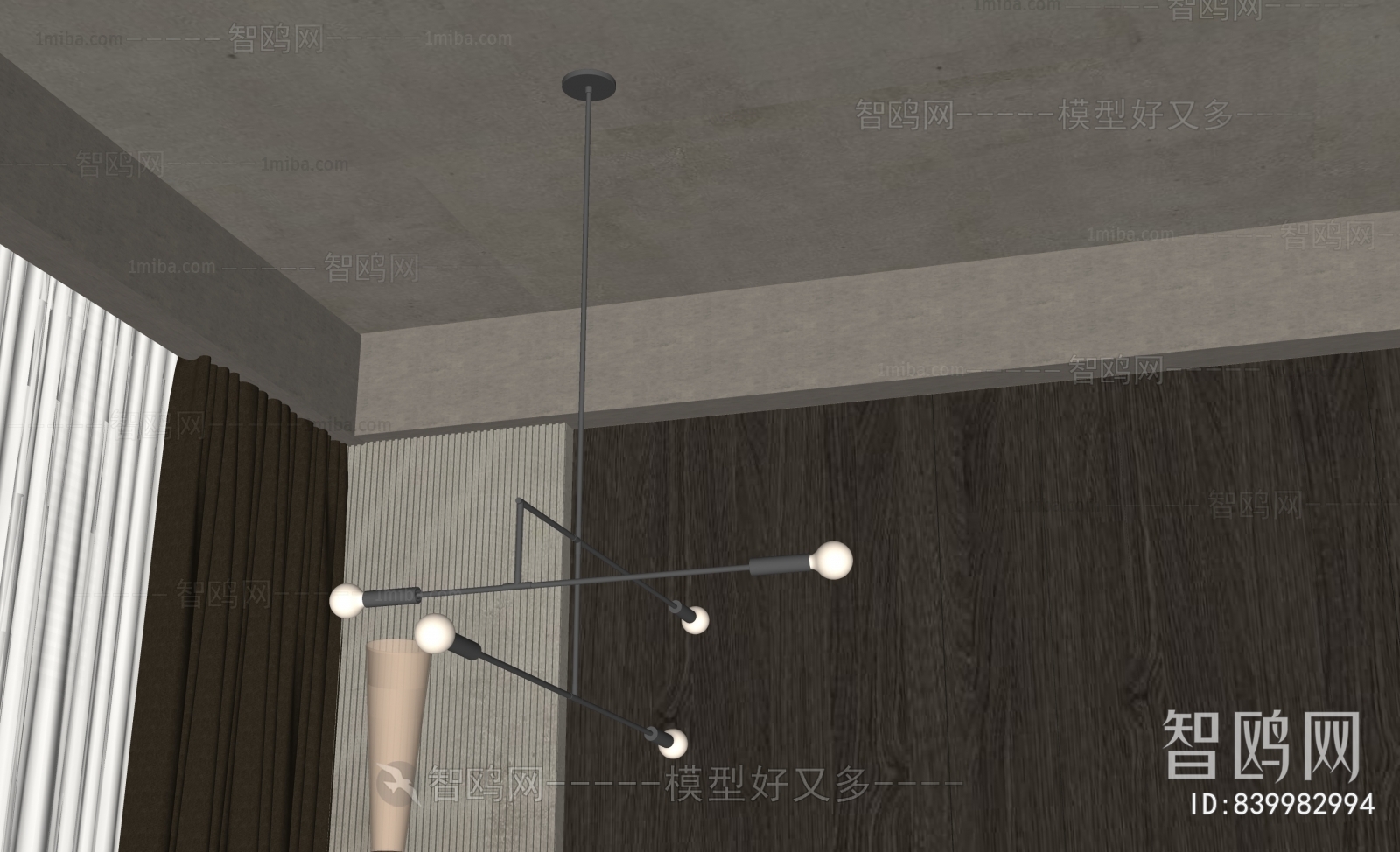 Modern Long Chandelier