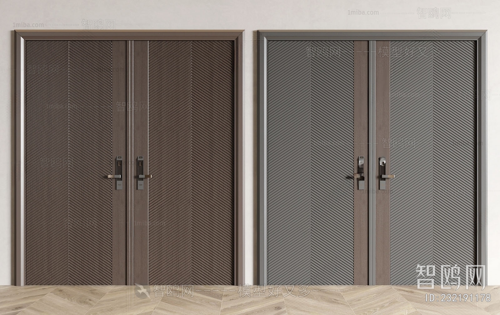 Modern Double Door