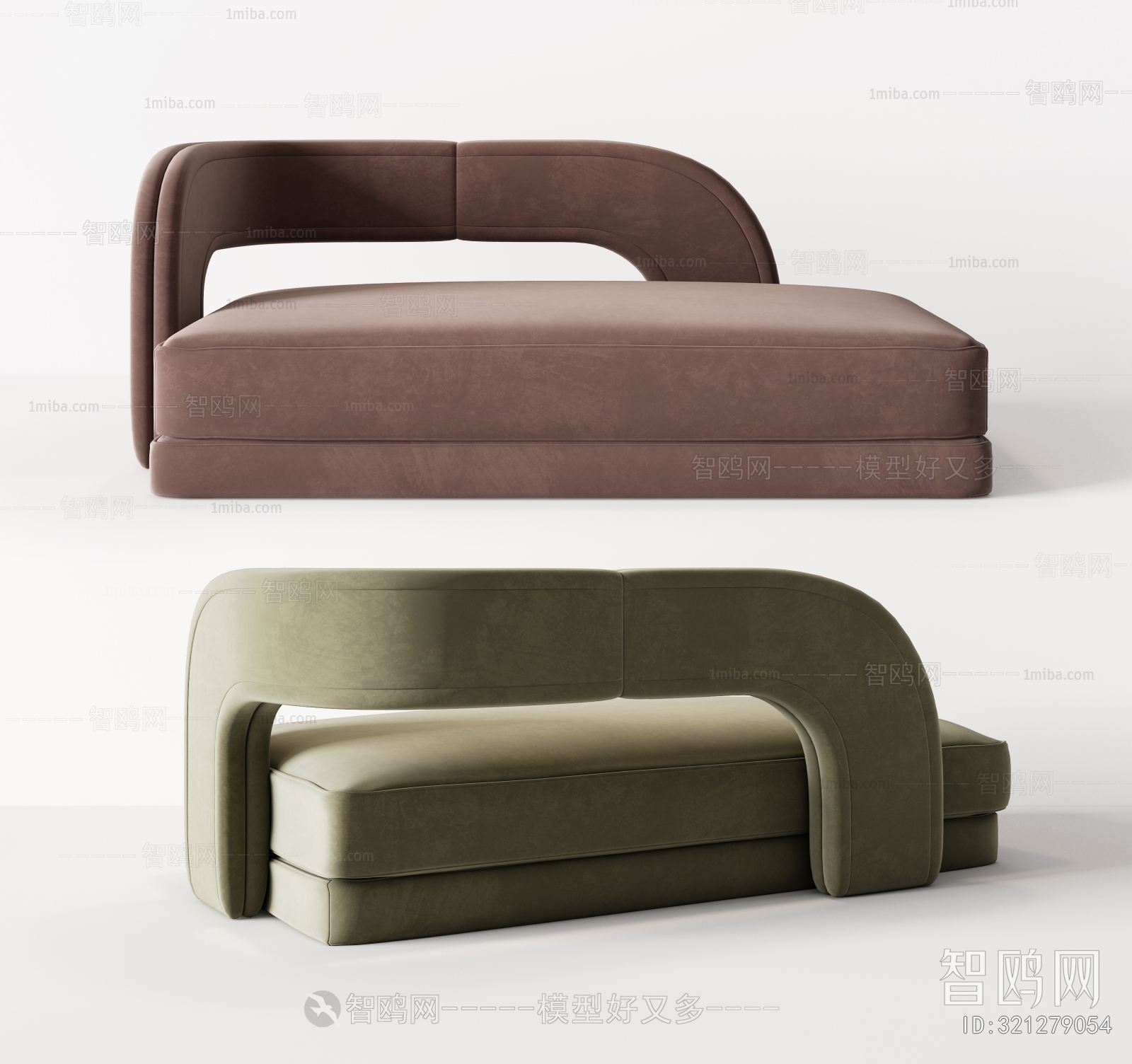 Minotti 米洛提现代床尾凳 贵妃椅