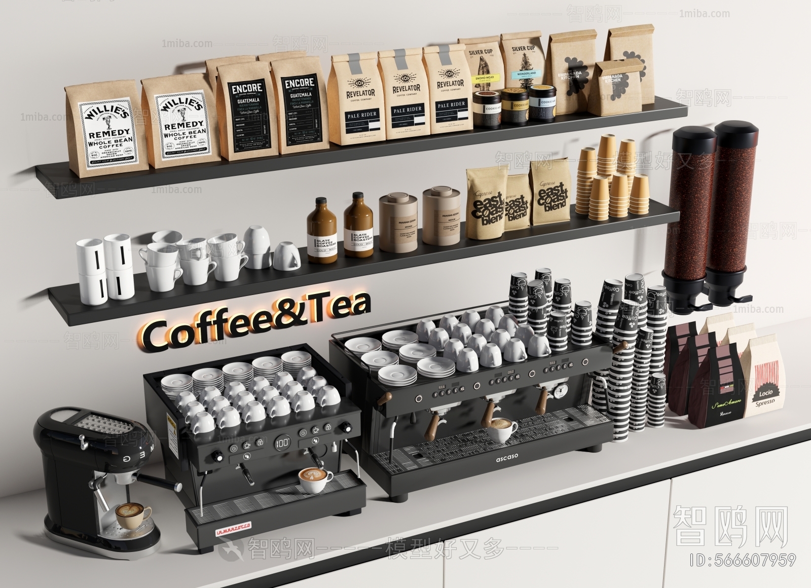 现代咖啡机、磨豆机 咖啡用品