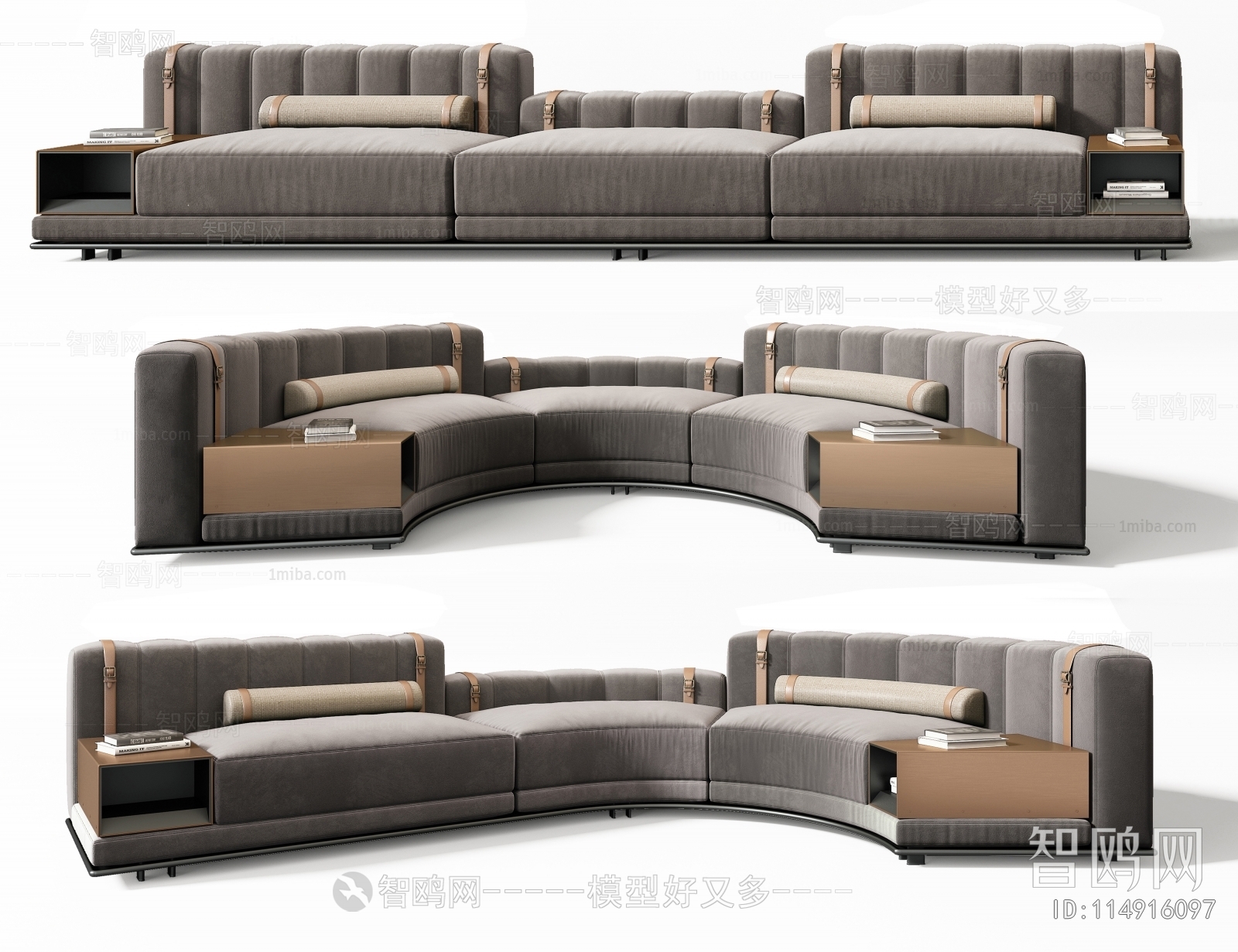 Modern Curved Sofa