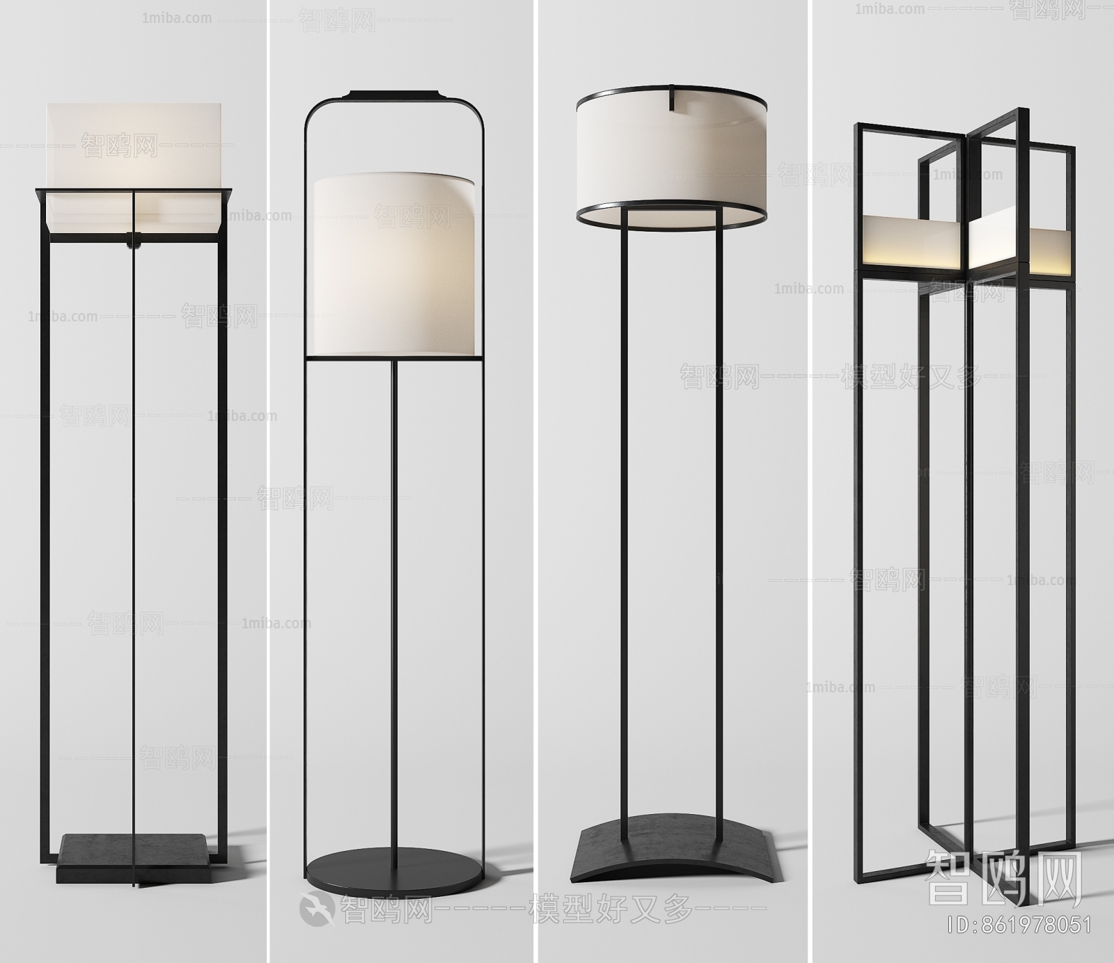 New Chinese Style Floor Lamp