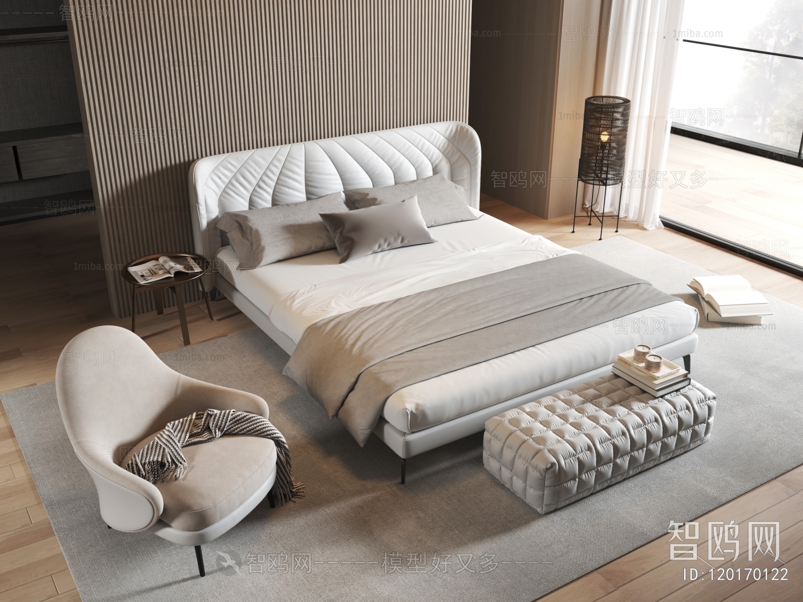 Modern Double Bed