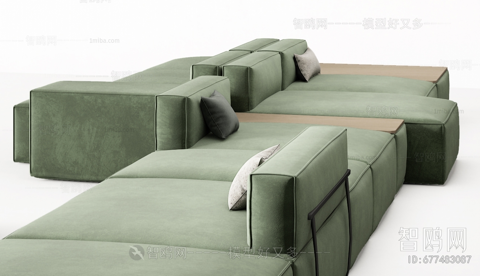 Modern Multi Person Sofa