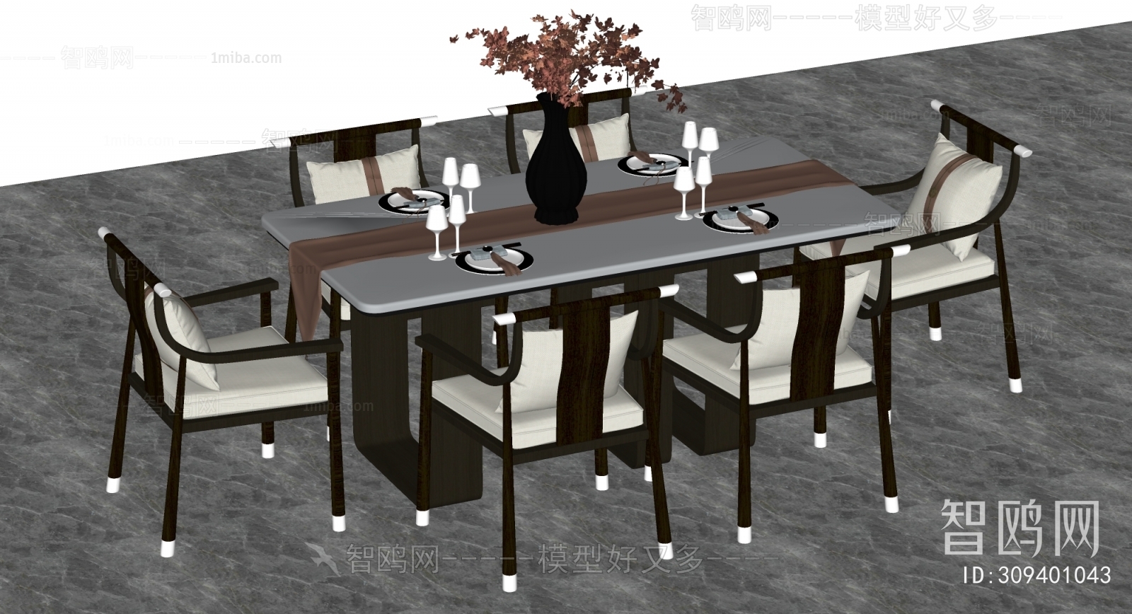 New Chinese Style Dining Table And Chairs