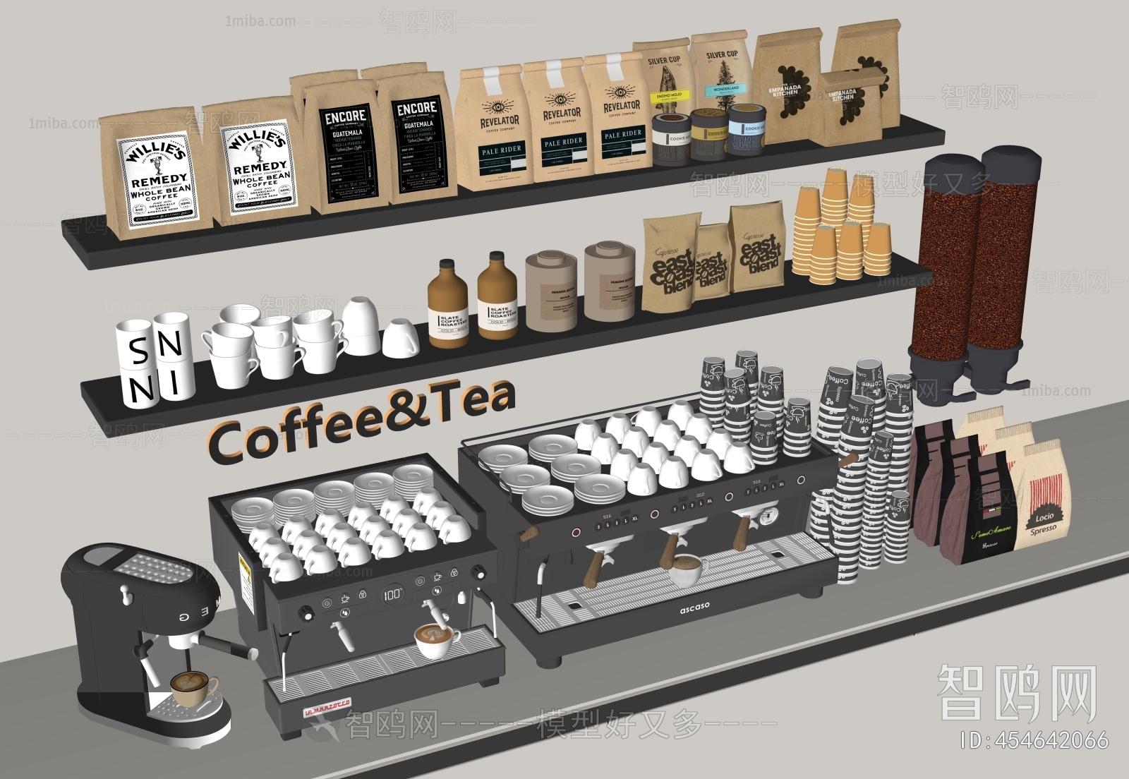 现代咖啡机、磨豆机 啡用品