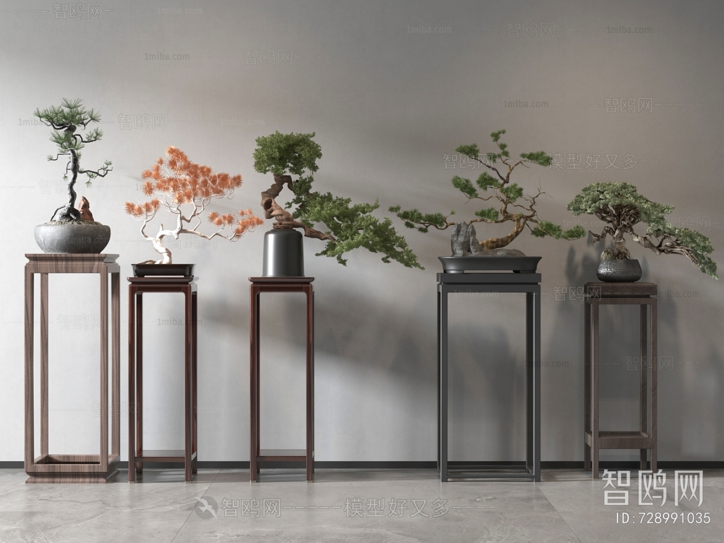 New Chinese Style Flower Shelf