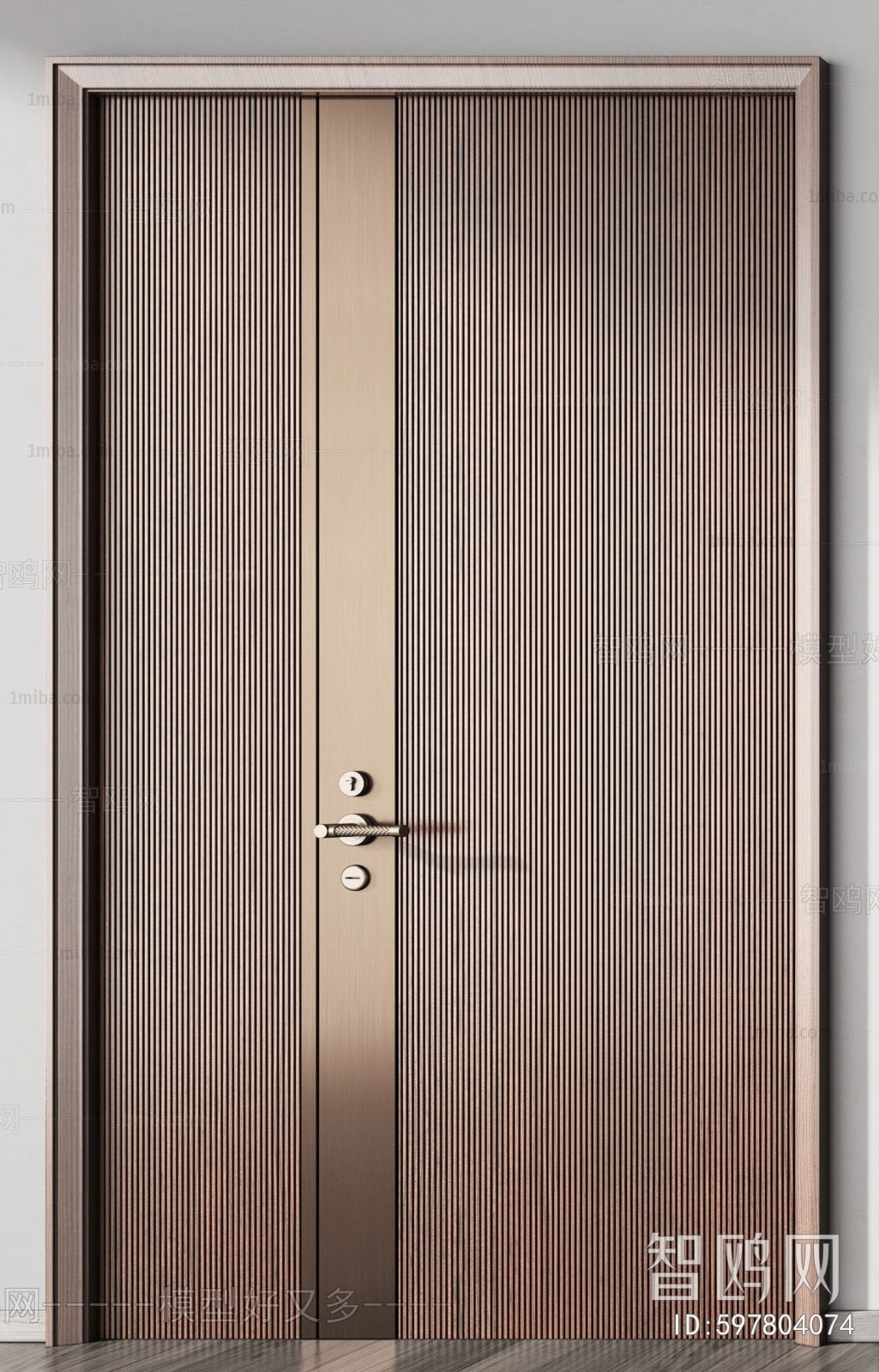 Modern New Chinese Style Double Door