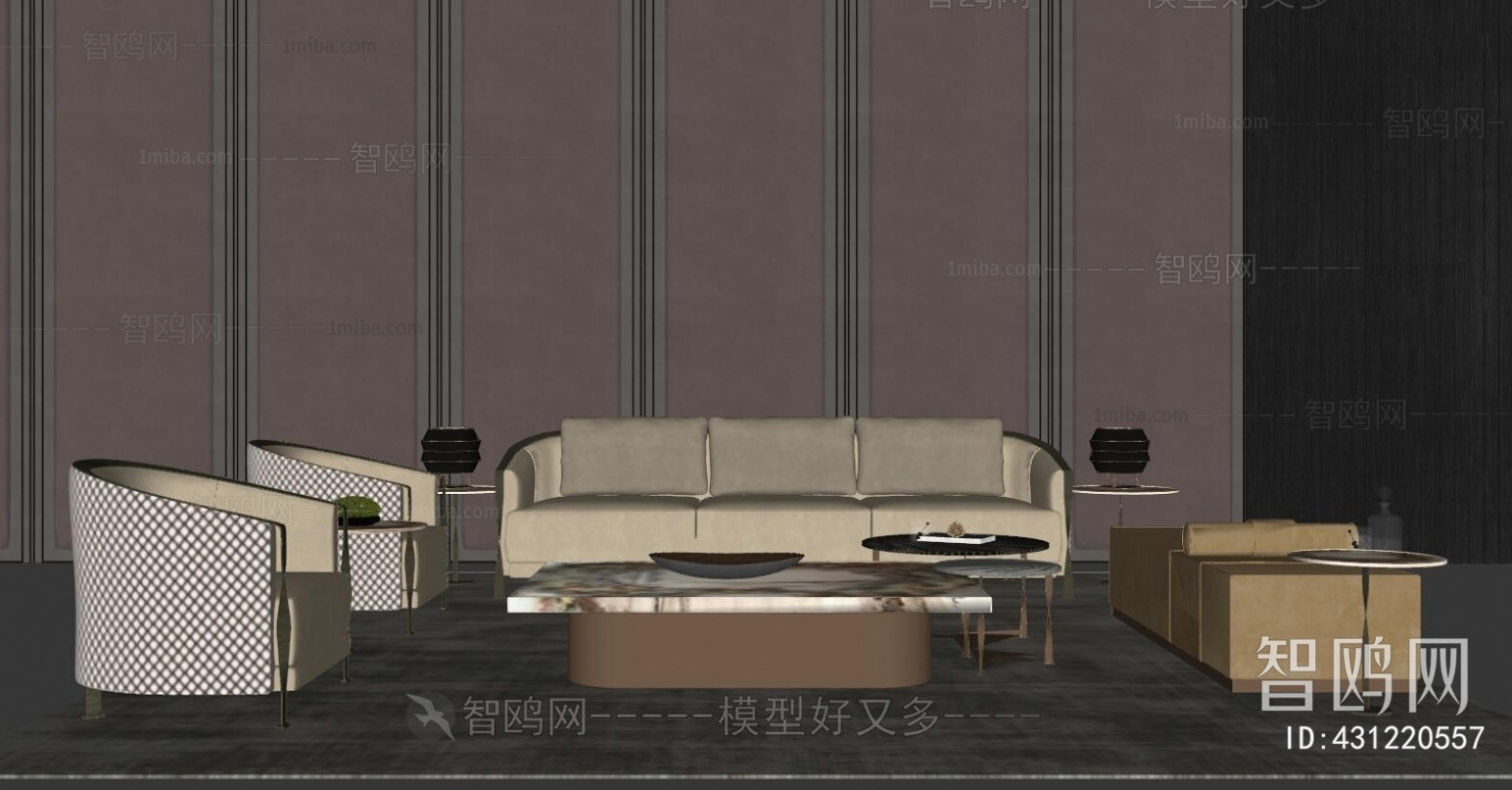 Rugiano现代沙发茶几组合