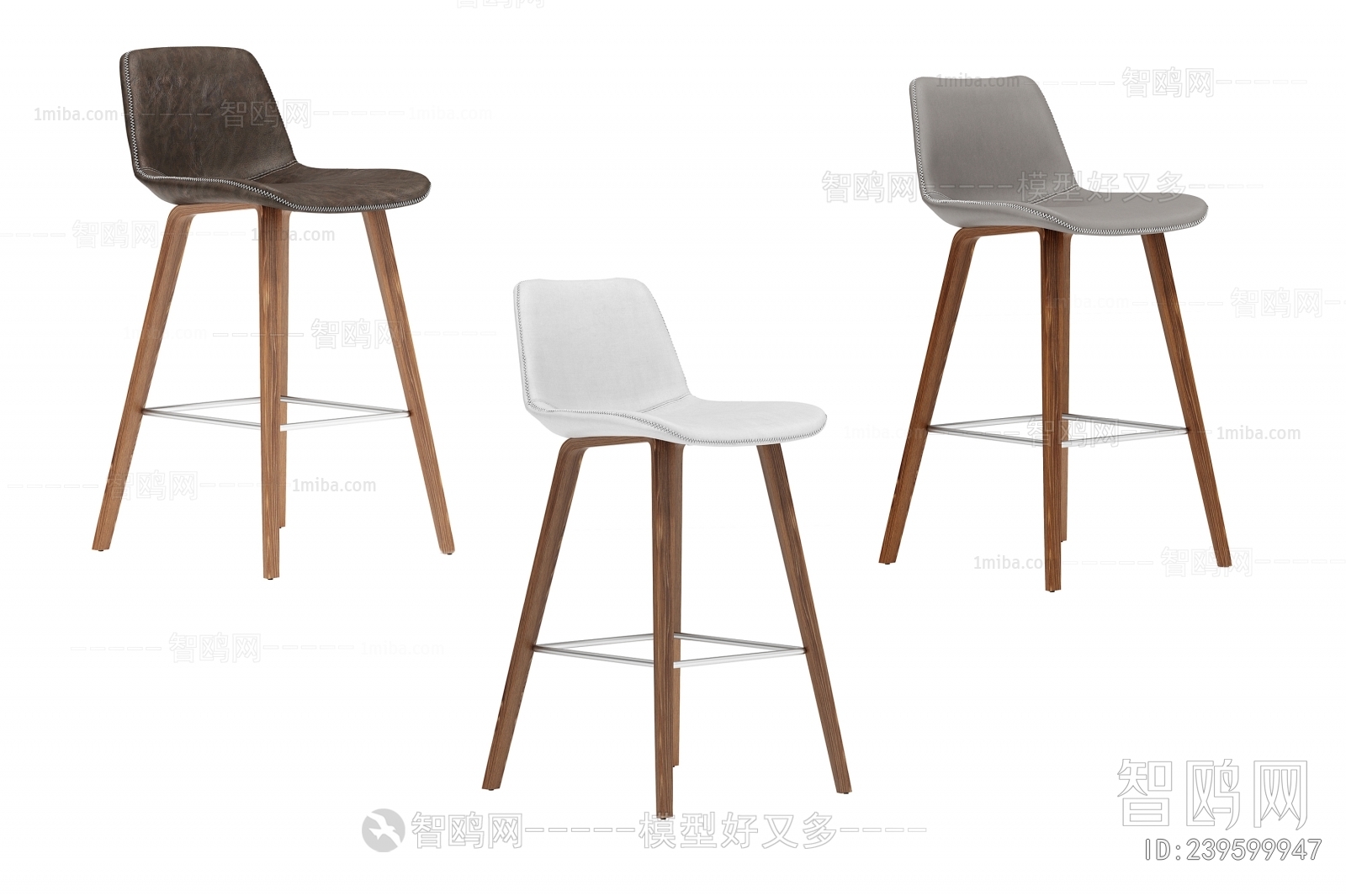 Nordic Style Bar Stool