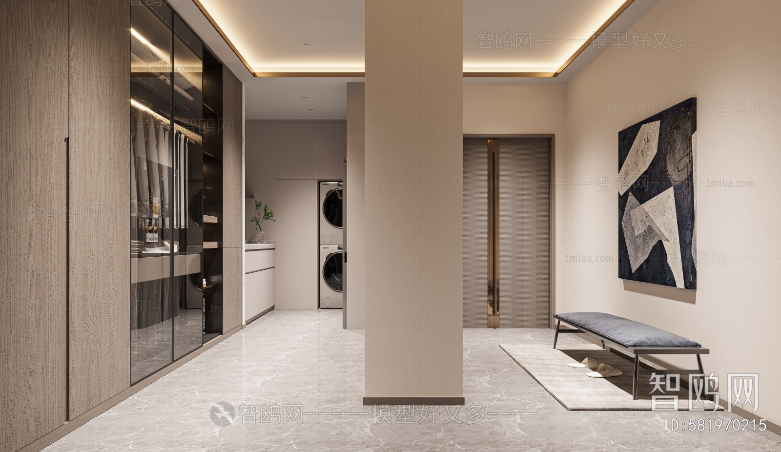 Modern Hallway