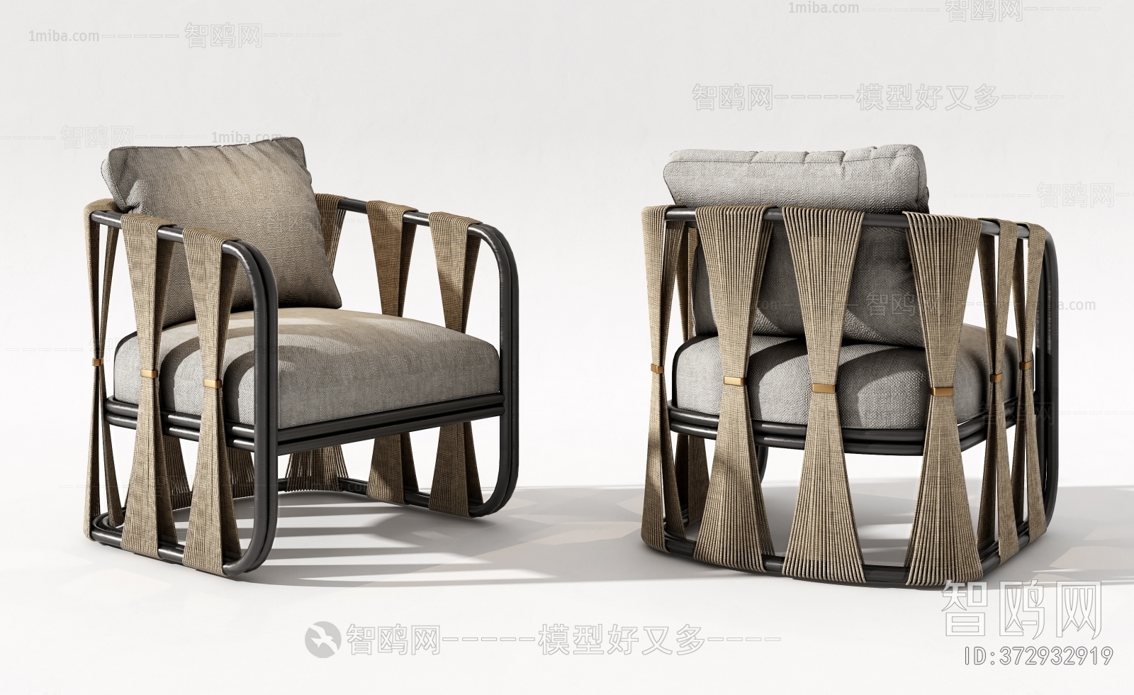 Pelecek 现代新中式休闲沙发椅