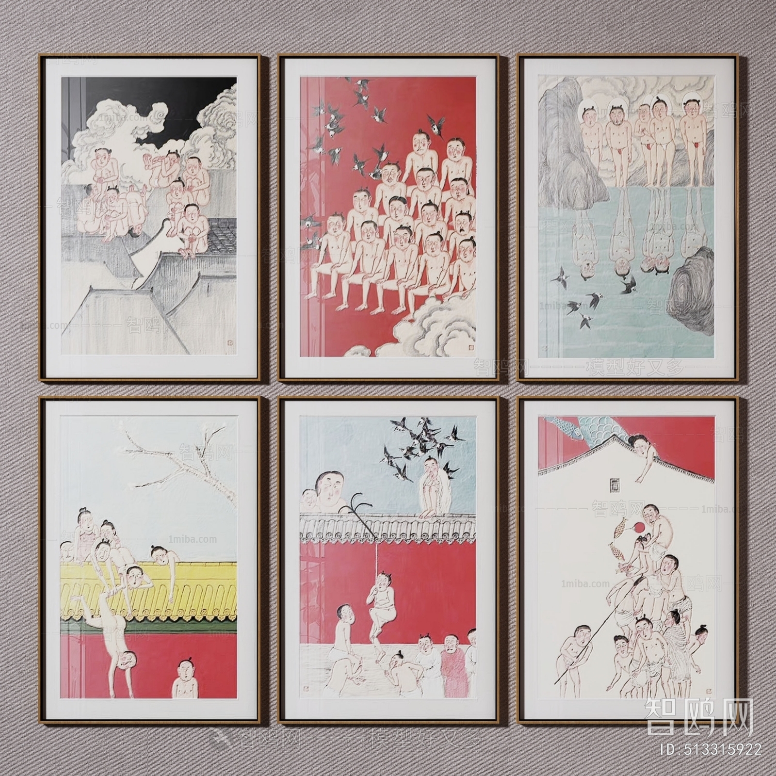 New Chinese Style Japanese Style Painting
