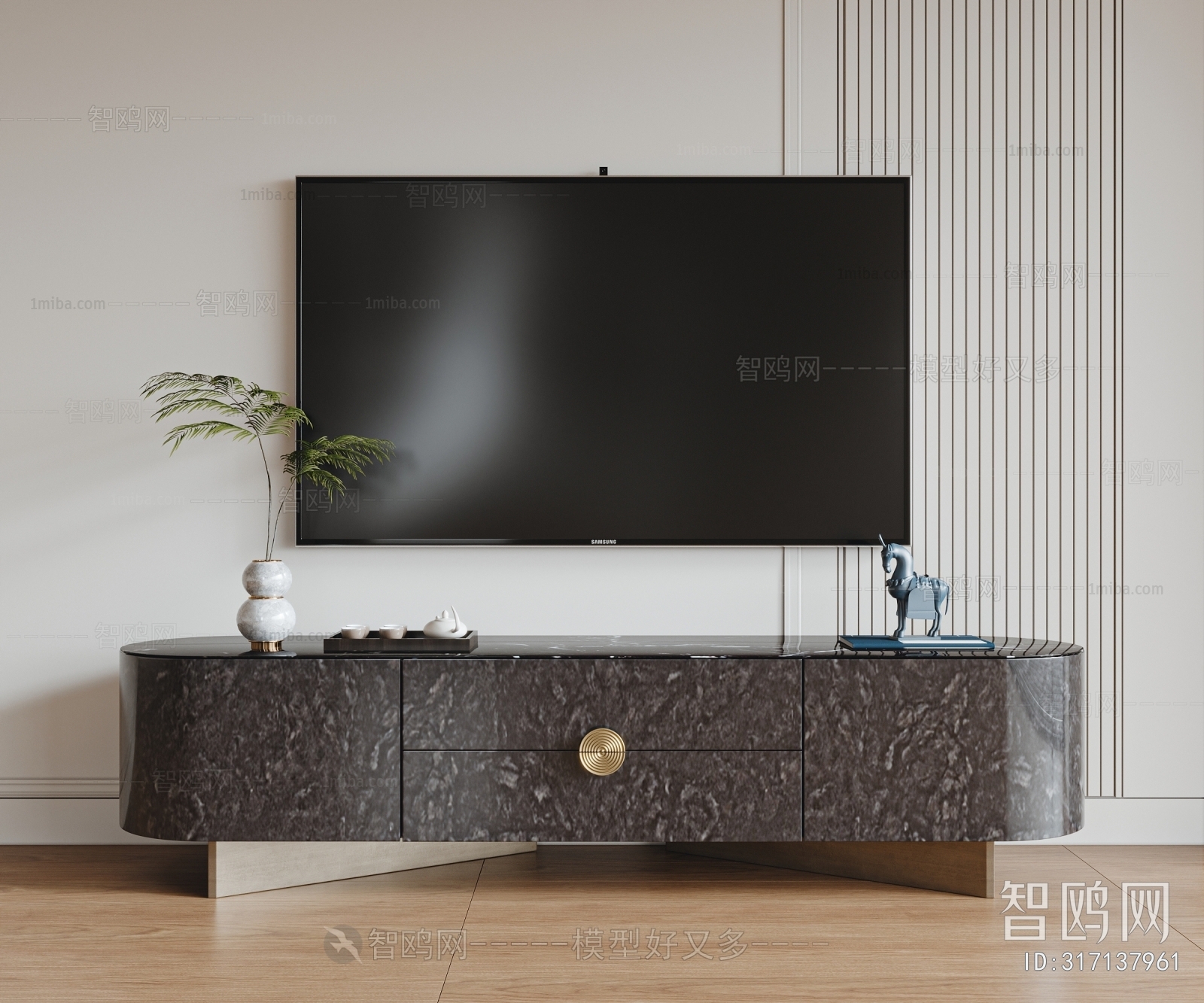 New Chinese Style TV Cabinet