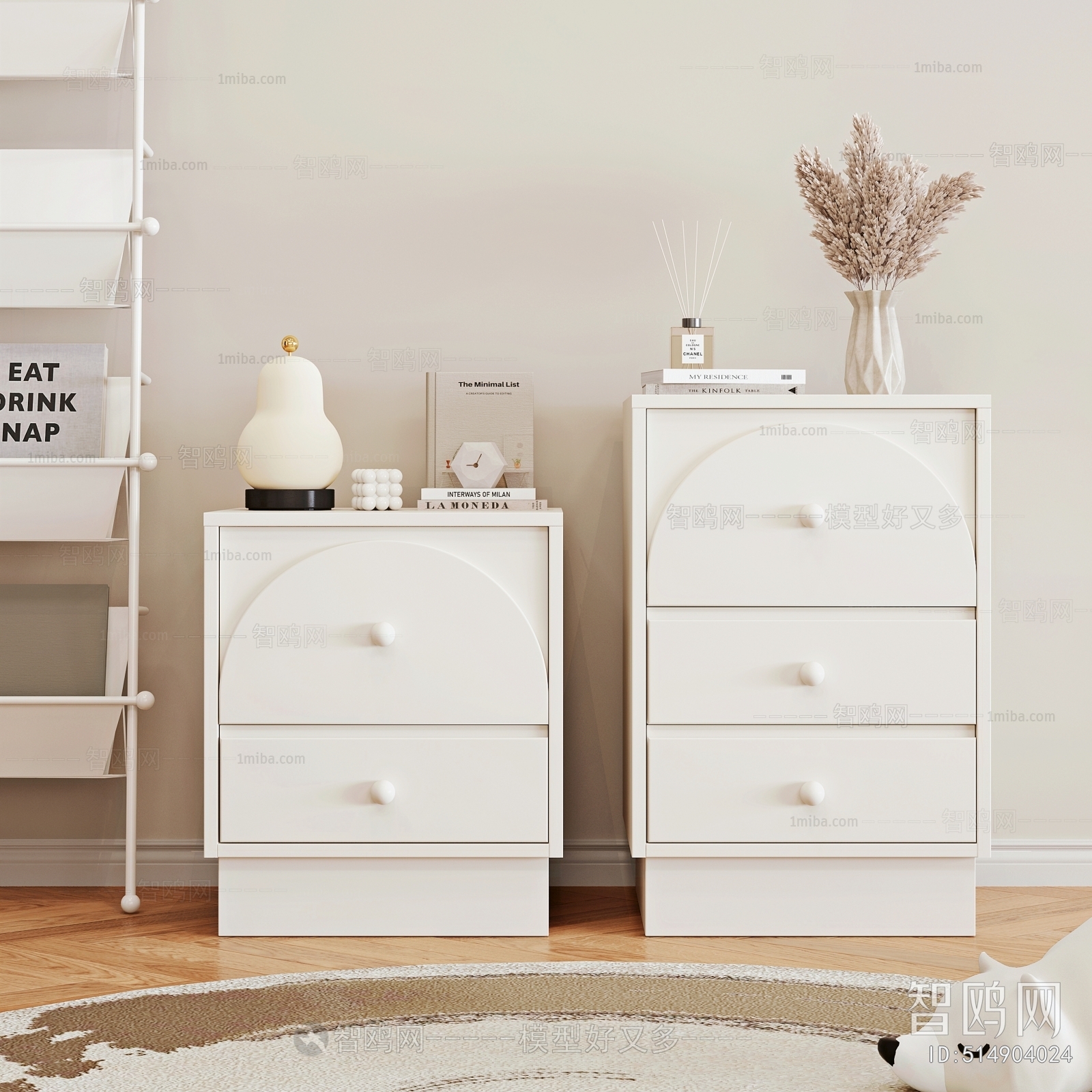 Modern Bedside Cupboard