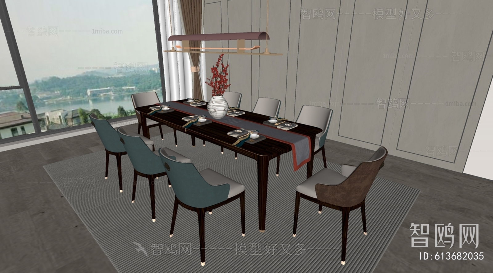 New Chinese Style Dining Table And Chairs