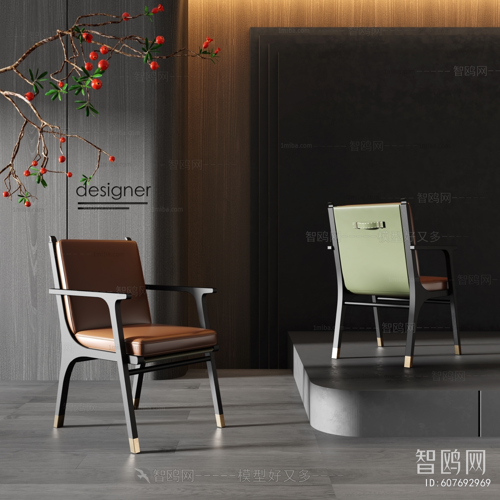 New Chinese Style Single Chair