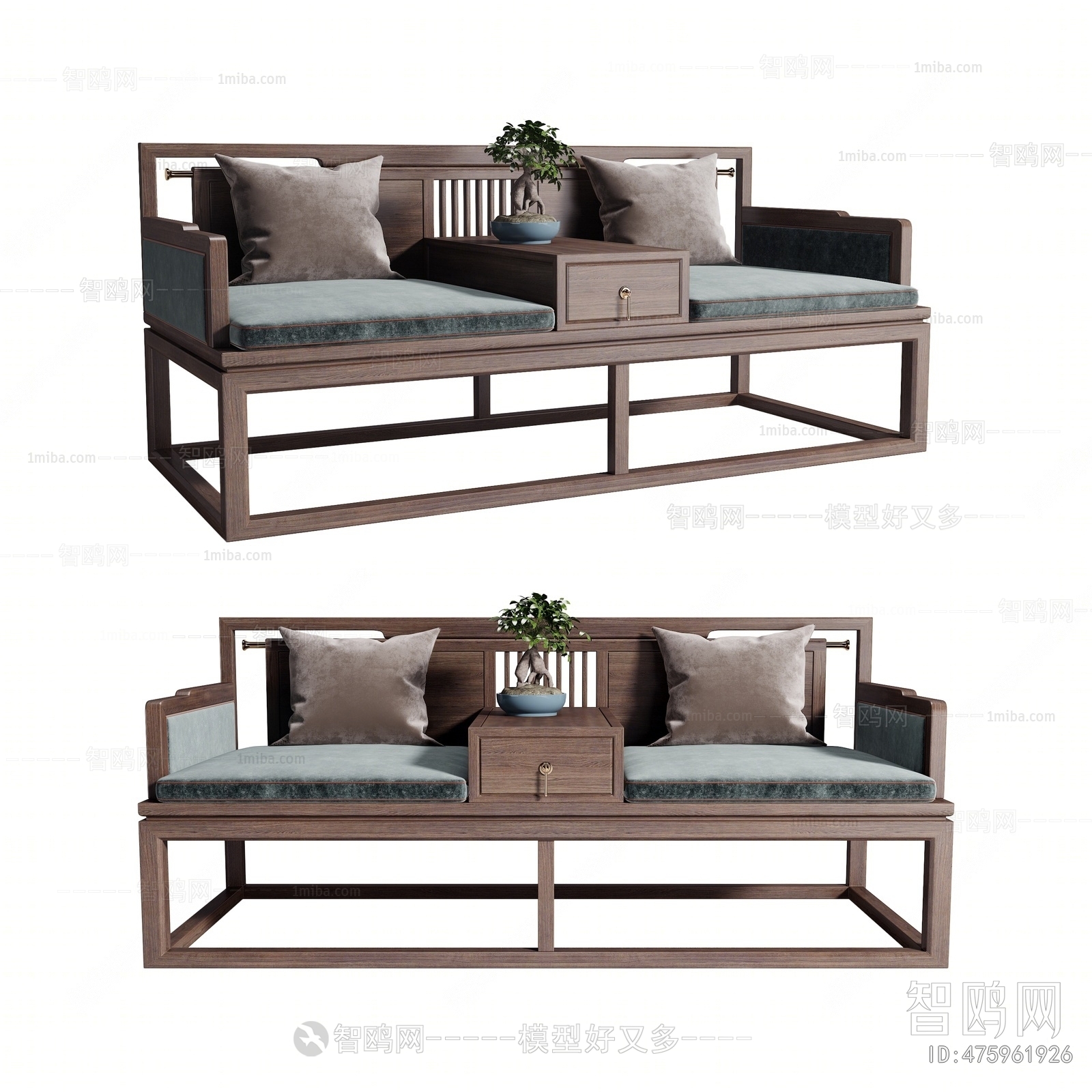 New Chinese Style Arhat Bed