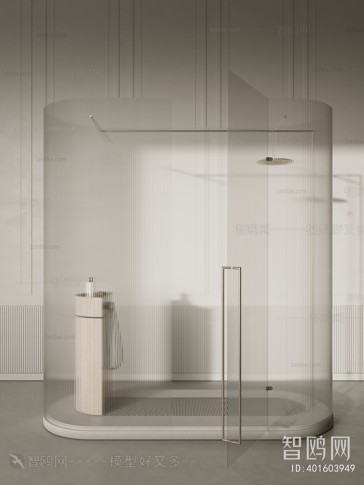 现代玻璃沐浴房