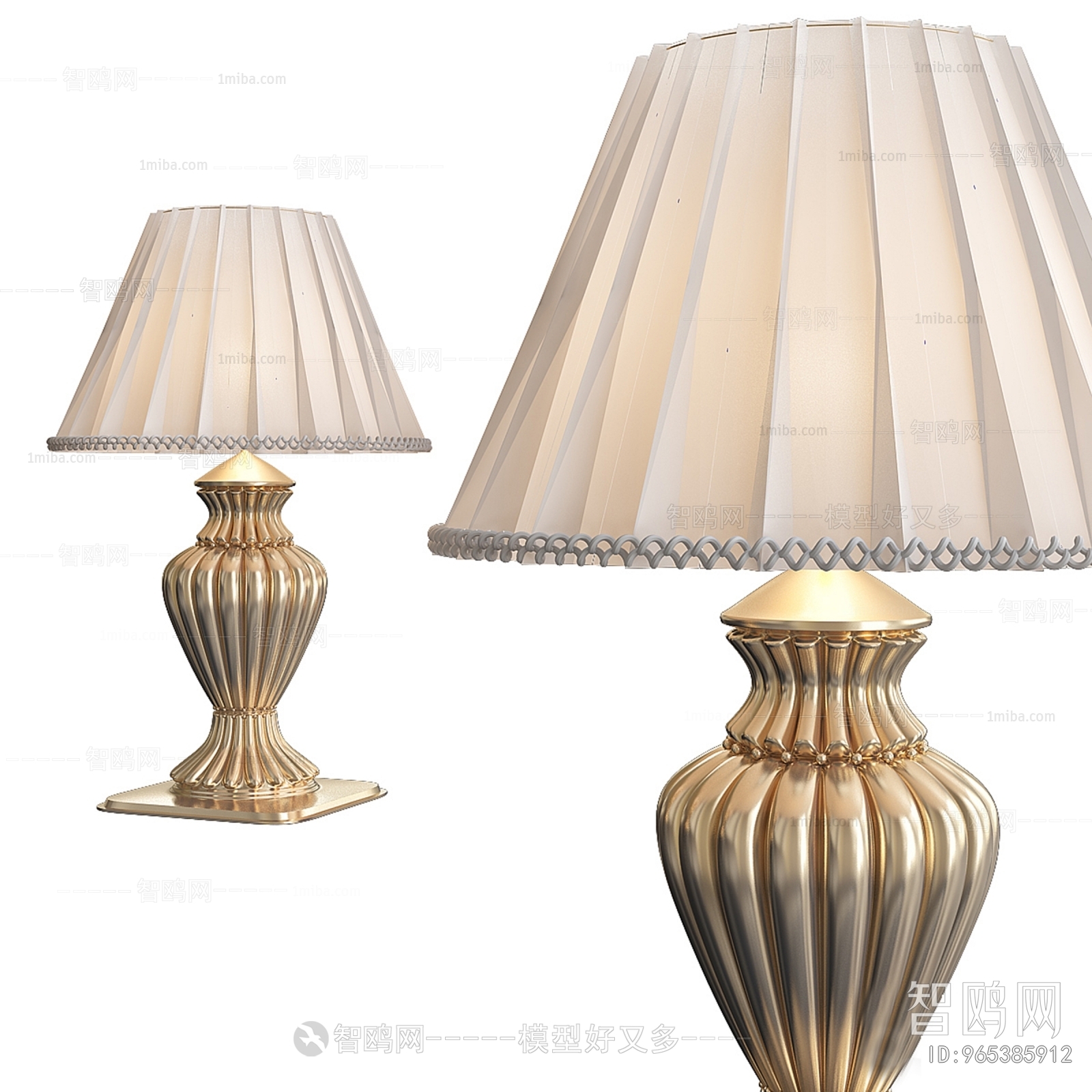 Simple European Style Table Lamp