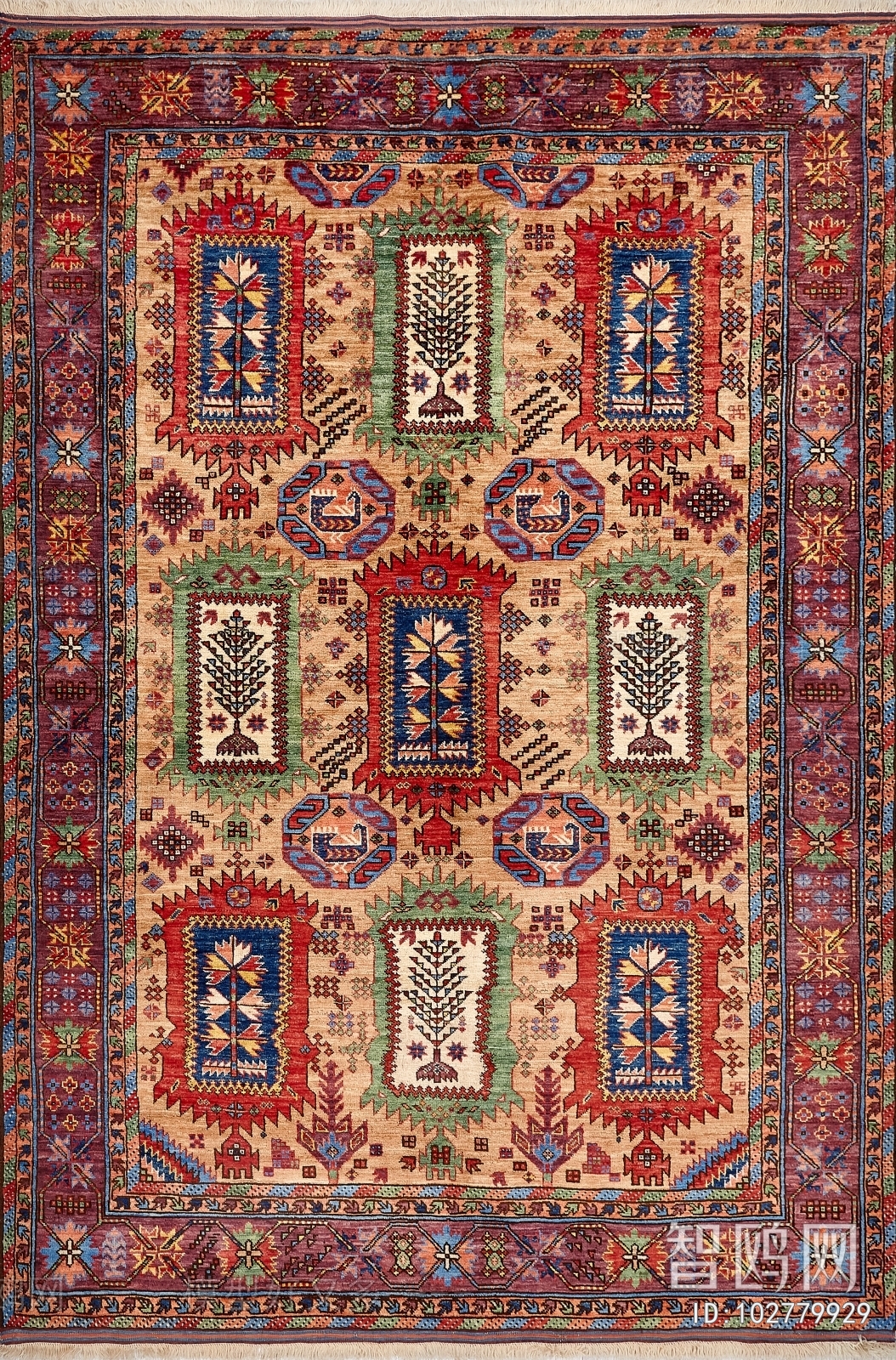 美式地毯中式民族风地毯