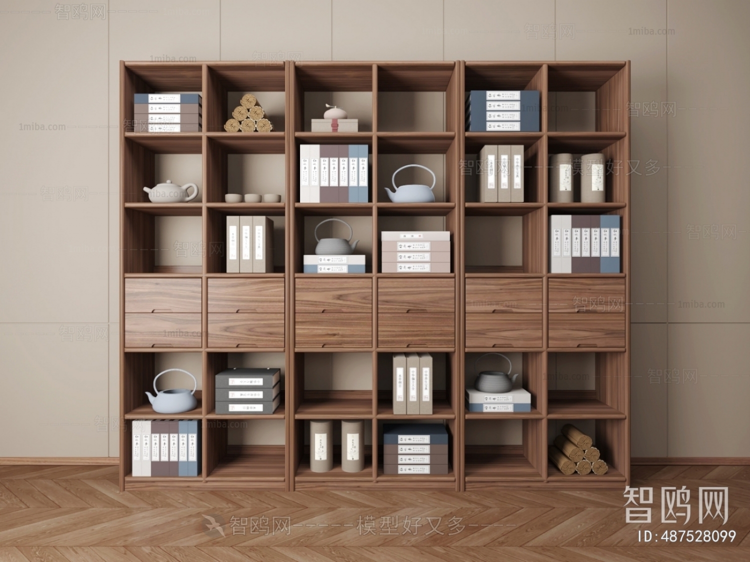 New Chinese Style Bookcase